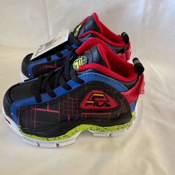 FILA grant hill 2 Infant Toddler Sneakers Tennis shoes New in box Size 7 - Picture 3 of 6
